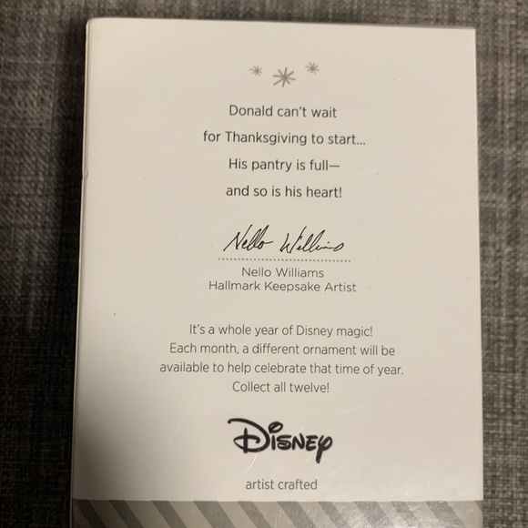 Hallmark Keepsake - Disney Thankful Donald - Picture 2 of 4